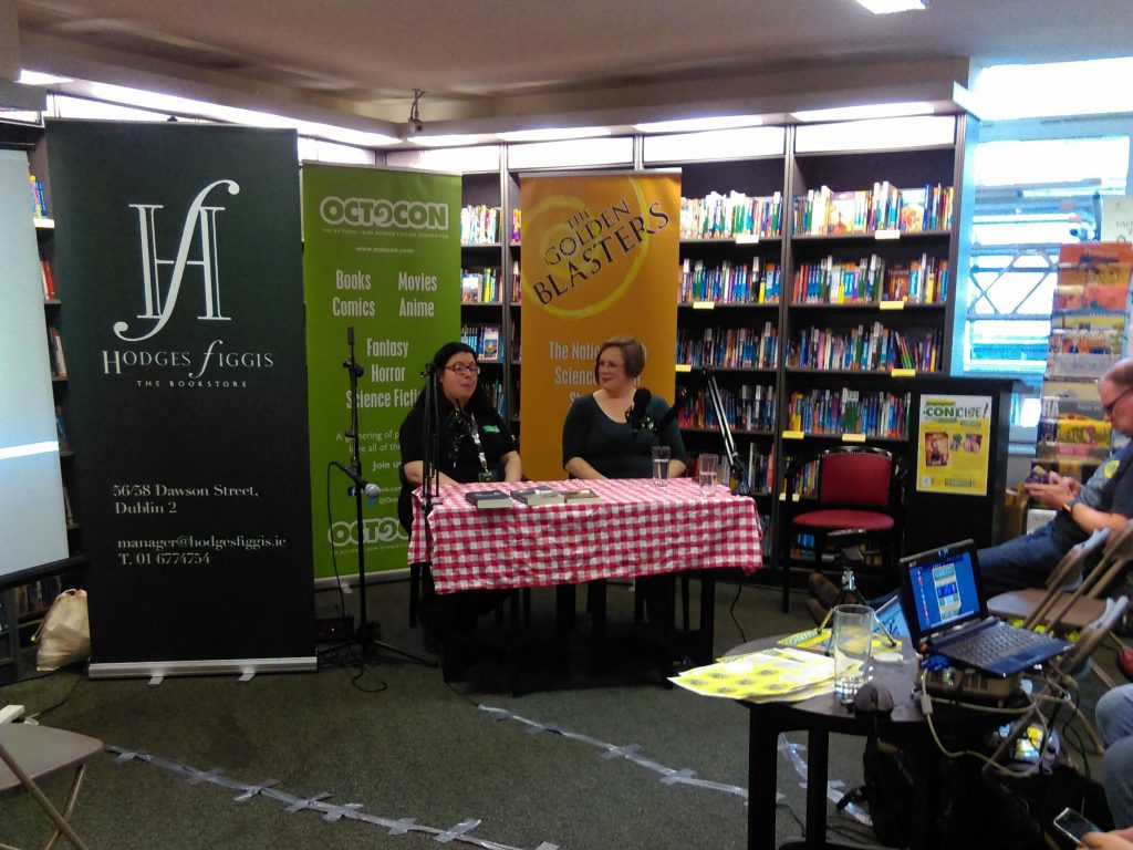 2018 - Chair Janet O'Sullivan and CE Murphy at Concise at Hodges Figgis