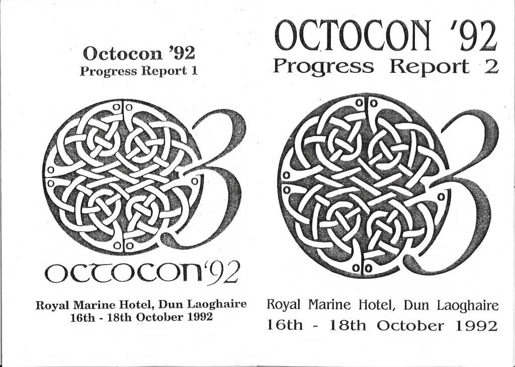 1992 - Octocon progress report covers